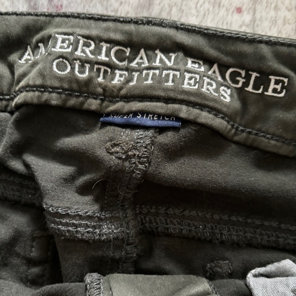 Women's American Eagle Super Stretch Jegging Green Jeans Size 8 - Picture 3 of 7